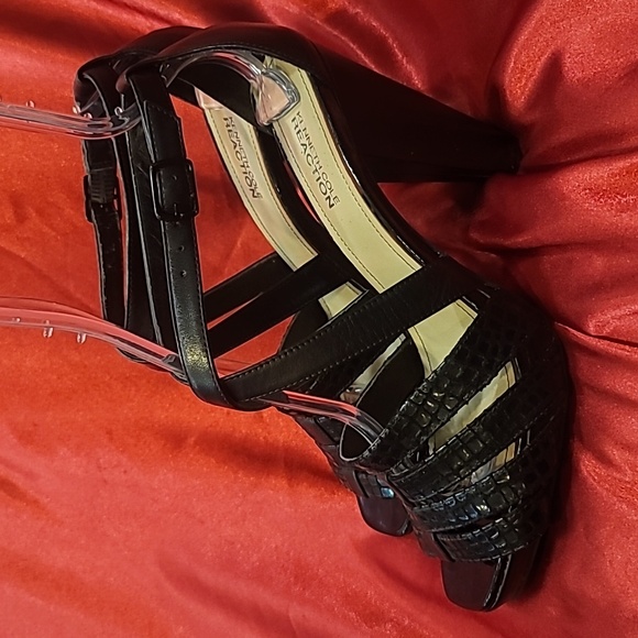 KENNETH COLE sz8 Fish N Chips strappy platform block heel - Picture 4 of 9